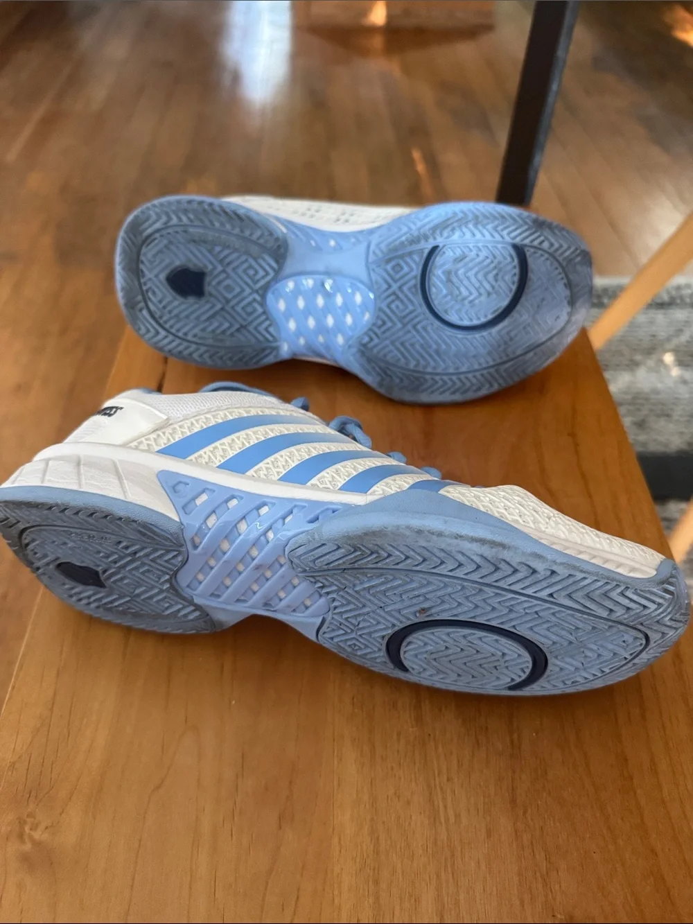K-Swiss Express light Women's Sky Blue and White Pickleball Shoes